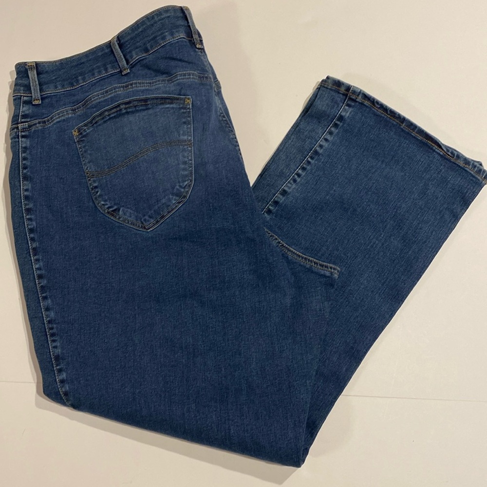 Lee Riders SZ 26W Midrise Slim Boot Slim Fit Denim Blue Jeans New